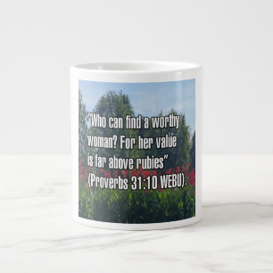 Caneca De Café Grande Proverbs 31:10 WEBU Mug