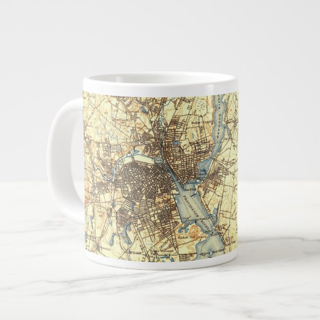 Caneca De Café Grande Providence 1887 Coffee Mug (Frente Esquerda)