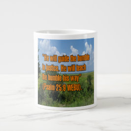 Caneca De Café Grande Psalm 25:9 WEBU Mug