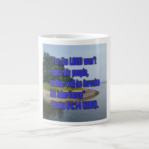 Caneca De Café Grande Psalm 94:14 WEBU Mug