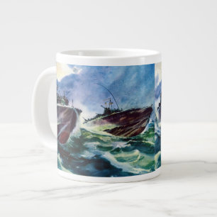Caneca De Café Grande PT Caçadores de Barcos do Mar WW2 John F. Kennedy