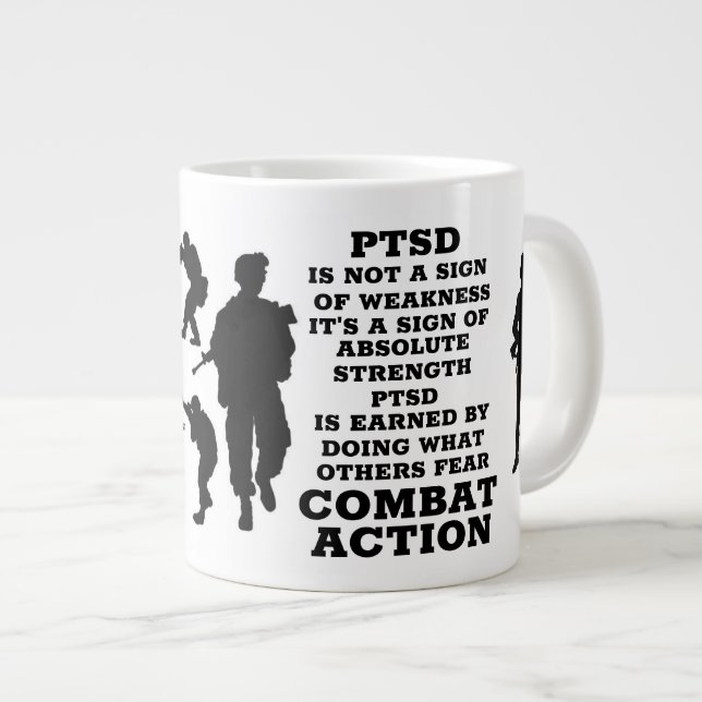 CANECA DE CAFÉ GRANDE PTSD (Frente Esquerda)