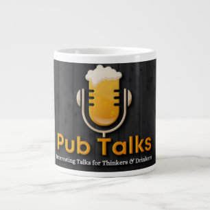 Caneca De Café Grande Pub Fala Com Mug Gigante