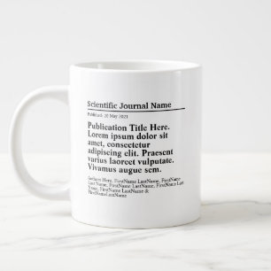 Caneca De Café Grande Publicação personalizada Jumbo 20oz Mug