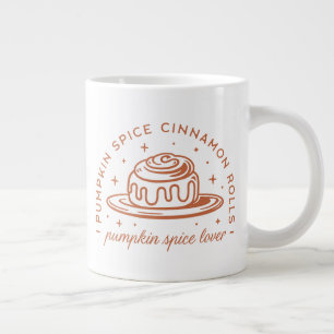 Caneca De Café Grande Pumpkin Spice Cinnamon Rolls