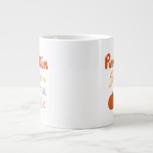 Caneca De Café Grande Pumpkin Spice e tudo bem