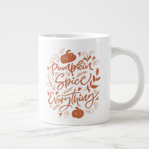 Caneca De Café Grande Pumpkin Spice Tudo