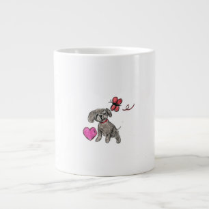 Caneca De Café Grande Puppy Love