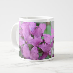 Caneca De Café Grande Púrpura Flores Selvagens