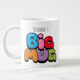 Caneca De Café Grande Qualquer nome Big Mug