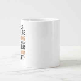 Caneca De Café Grande Que Seu Café Seja Forte - Presente De Cafeína