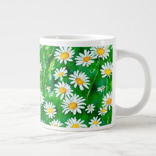 Caneca De Café Grande Quebra d'água em um Campo Verde