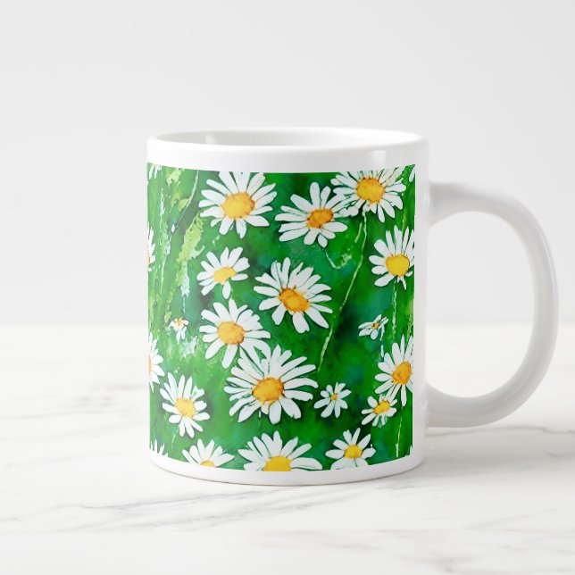 Caneca De Café Grande Quebra d'água em um Campo Verde (Direita)