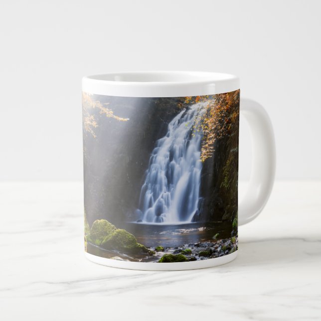 Caneca De Café Grande Quedas | Gleno, Irlanda Norte (Frente Esquerda)