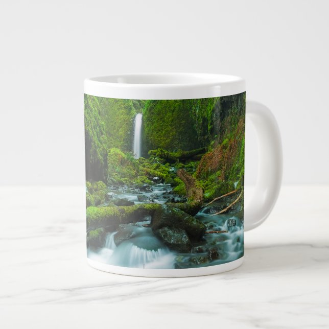 Caneca De Café Grande Quedas | Grotto Falls, Oregon (Frente Esquerda)