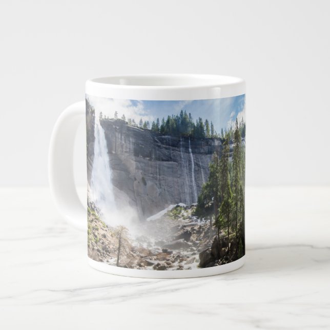 Caneca De Café Grande Quedas | Nevada Fall, Yosemite, CA (Frente Esquerda)
