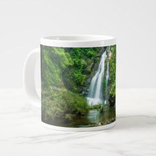 Caneca De Café Grande Quedas   Tamnung Waterfall, Phuket Thailand