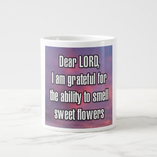 Caneca De Café Grande Querido SENHOR, sou grato pela capacidade de... Ca