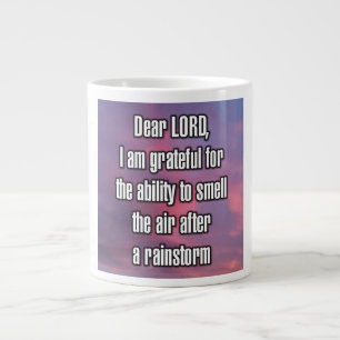 Caneca De Café Grande Querido SENHOR, sou grato pela capacidade de... Ca