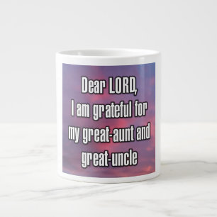 Caneca De Café Grande Querido SENHOR, sou grato pela minha tia-avó... Ca