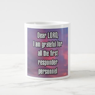 Caneca De Café Grande Querido SENHOR, sou grato por todos os primeiros..