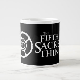 Caneca De Café Grande Quinta Mug Sagrada de Logotipo Espiral Inverso