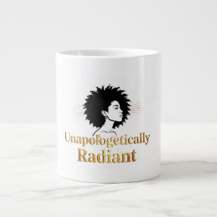 Caneca De Café Grande Radiantemente Sem Desculpas - Departamento da Vida