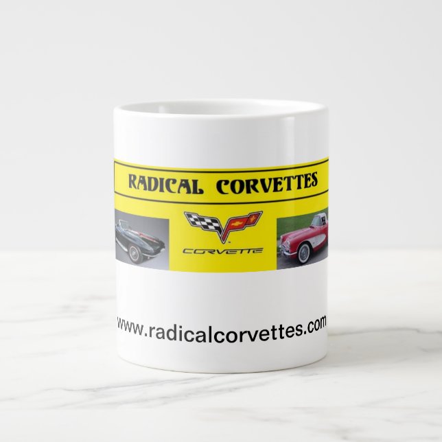 Caneca De Café Grande Radical Corvette Mug (Frente)