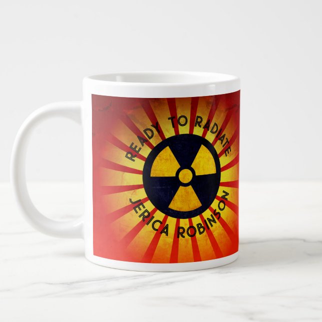 Caneca De Café Grande Radiografia pronta para radiação (Esquerda)
