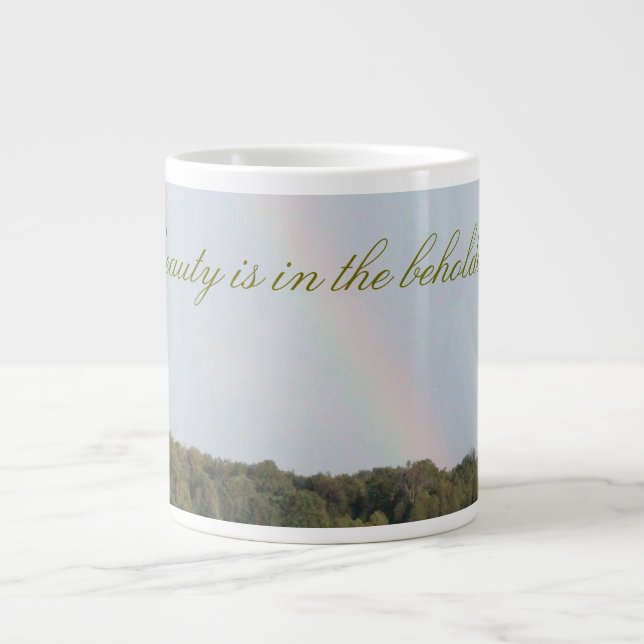 Caneca De Café Grande Rainbow Mug (Frente)