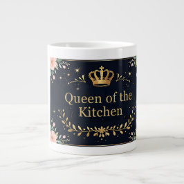 Caneca De Café Grande Rainha da Cozinha Real Mug
