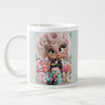 Rainha Mal-Humorada Pink Punk