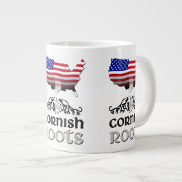 Caneca De Café Grande Raízes de Ancestrais Cornamerica