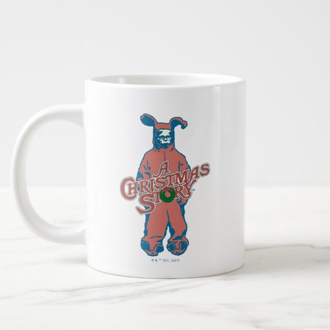 Caneca De Café Grande Ralphie | Pesadelos Rosa (Esquerda)