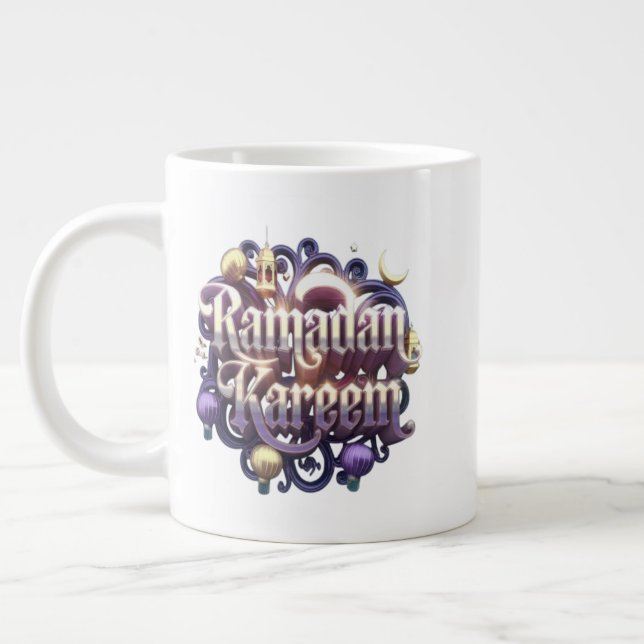 Caneca De Café Grande Ramadão Kareem (Esquerda)