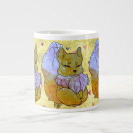 Caneca De Café Grande Raposa chamada Dice