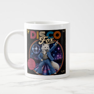 Caneca De Café Grande Raposa Disco