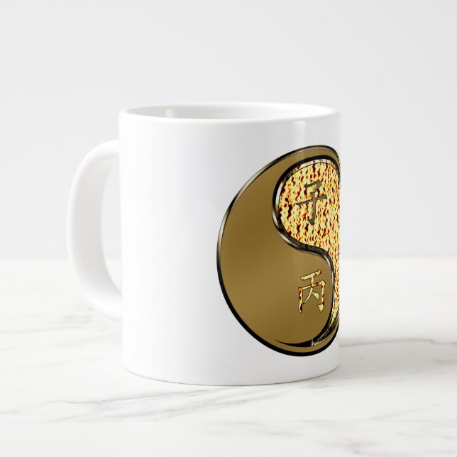 Caneca De Café Grande Rato de Fogo (Frente Esquerda)