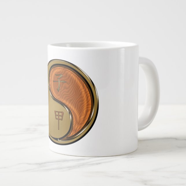 Caneca De Café Grande Rato de Madeira (Frente Esquerda)