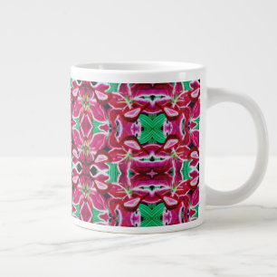 Caneca De Café Grande Red Bird Lily Cup