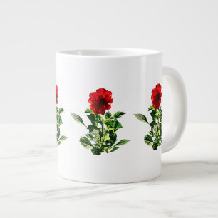 Caneca De Café Grande Red Gerbera Daisy