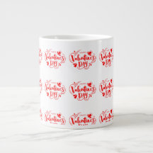 Red Pixeled Dia de os namorados Art