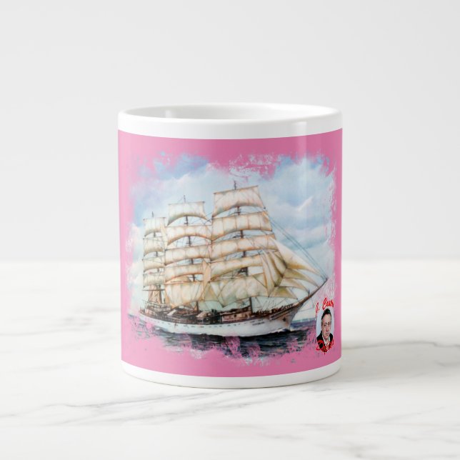 Caneca De Café Grande Regata Cutty Sark (Frente)