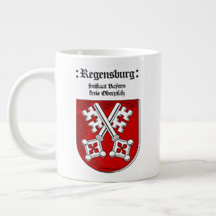 Caneca De Café Grande Regensburg Freistaat personalizável de 20oz