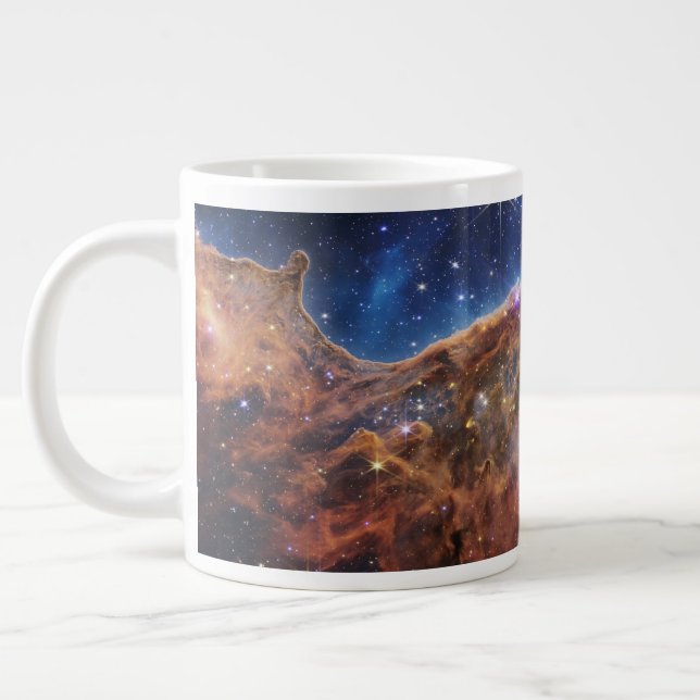 Caneca De Café Grande Região Inaugural Ngc 3324 Na Nebulosa De Carina. (Esquerda)