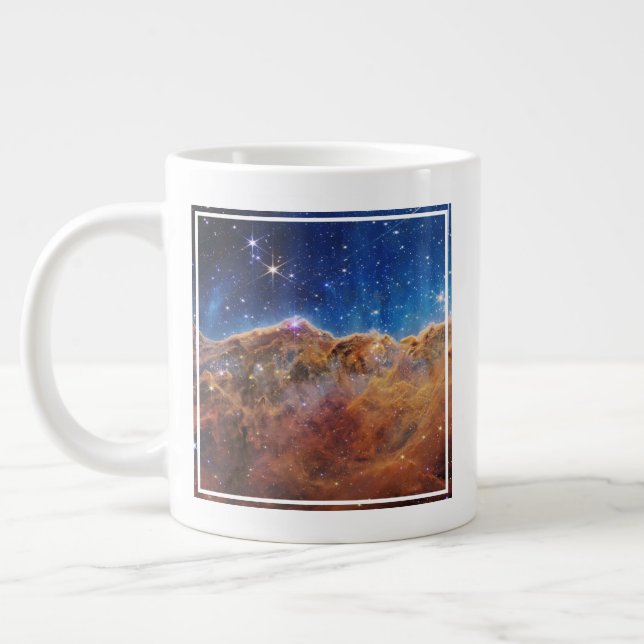 Caneca De Café Grande Região Inaugural Ngc 3324 Na Nebulosa De Carina. (Esquerda)