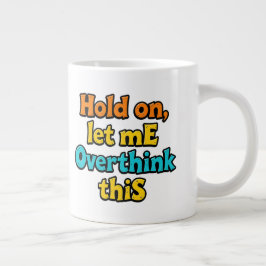 Caneca De Café Grande Repensar Este Gradiente: Uma Dica Tipográfica de V