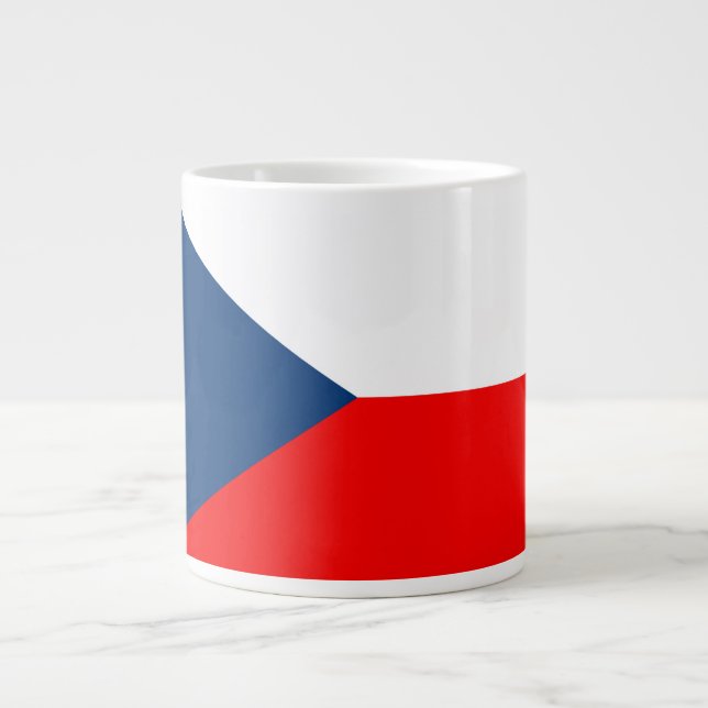Caneca De Café Grande República Checa (Frente)