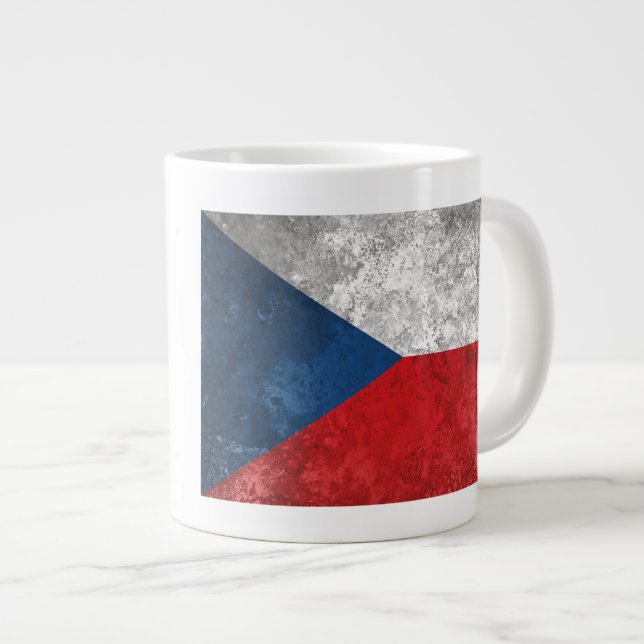 Caneca De Café Grande República Checa (Frente Esquerda)