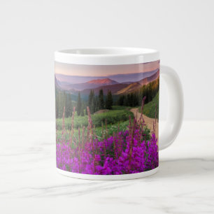Caneca De Café Grande Ressurgimento de Girassol Crested Butte, Colorad